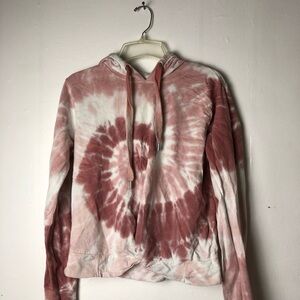 C&C California Pink Tie-Dye Sweatshirt Size Small